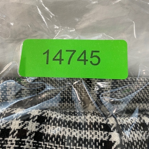 Hyfve Women's Gray / Black Check Skirt with Tie Belt Size Medium - Picture 13 of 13